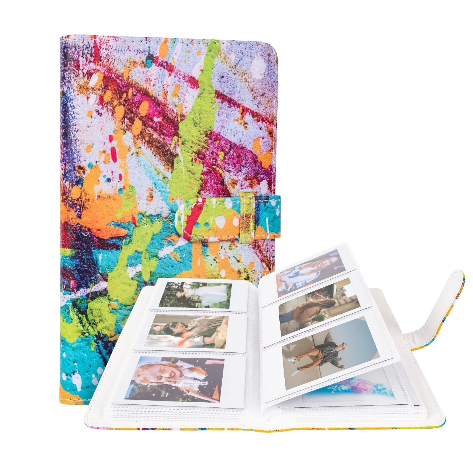 HIYQIN Instax Mini 3" 96 Pockets PU Leather Photo Album
