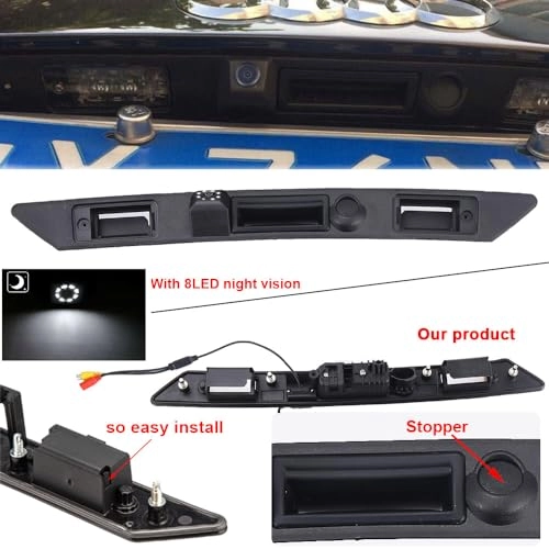 Boot Handle Reversing Camera - Night vision 1280 x 720 pixels