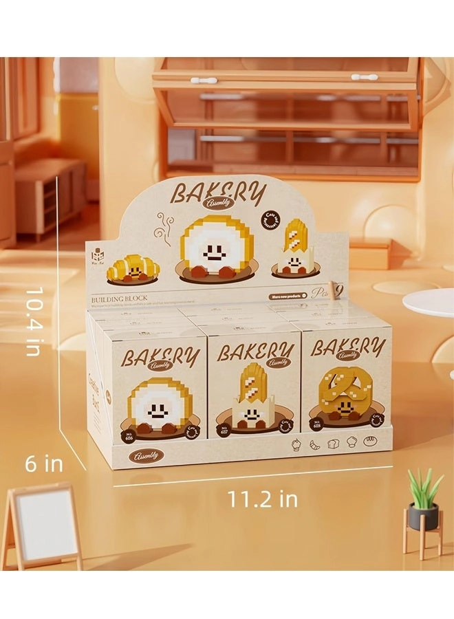 Mini Building Blocks - 9 Sets Baking theme