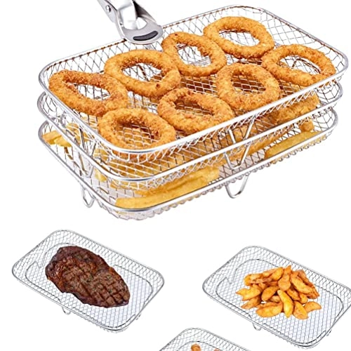 Air Fryer Rack - 304 stainless steel 1 x dual air fryer rack