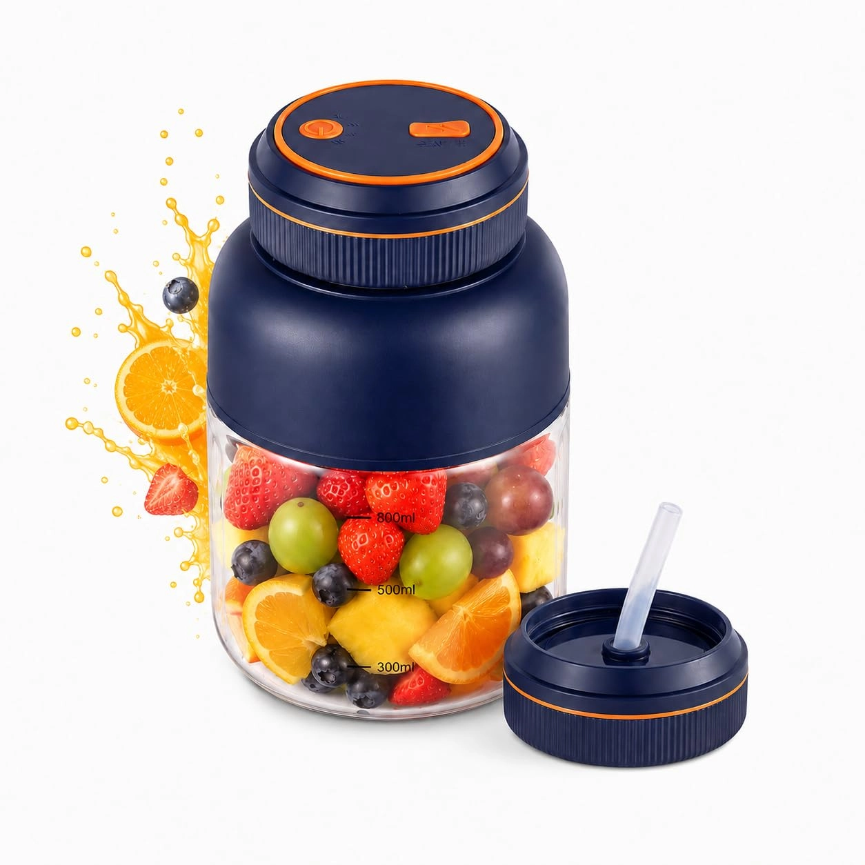 Asilumi Portable Household Appliances Juicer - 800 Milliliters