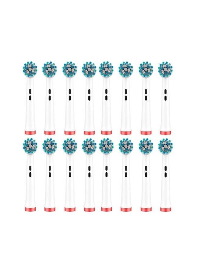 Replacement Toothbrush Heads - 16pcs Multicolor