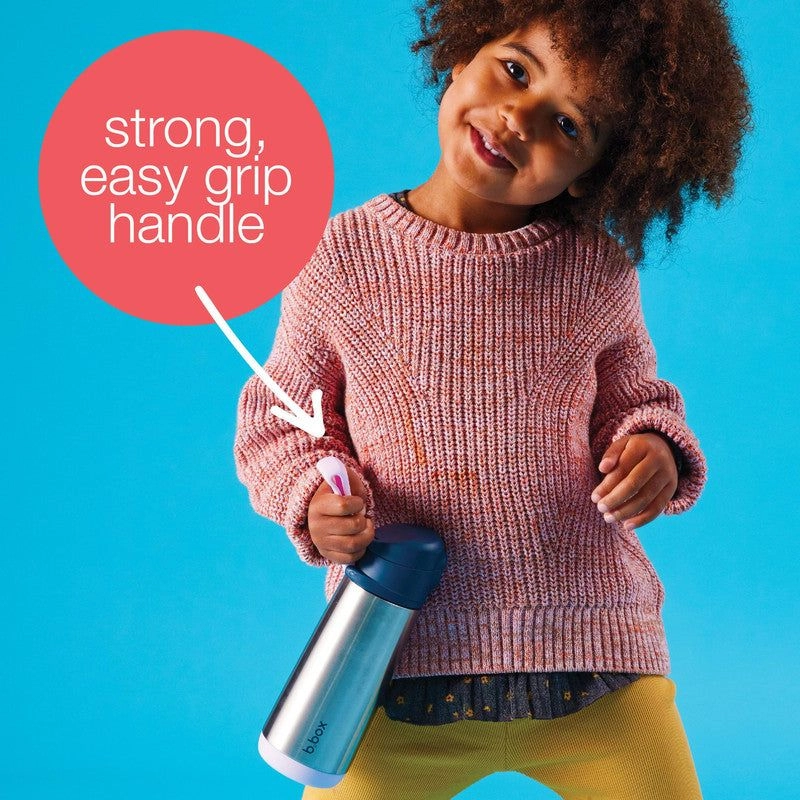 Double Wall Water Bottle - Push-button lid 350 ml