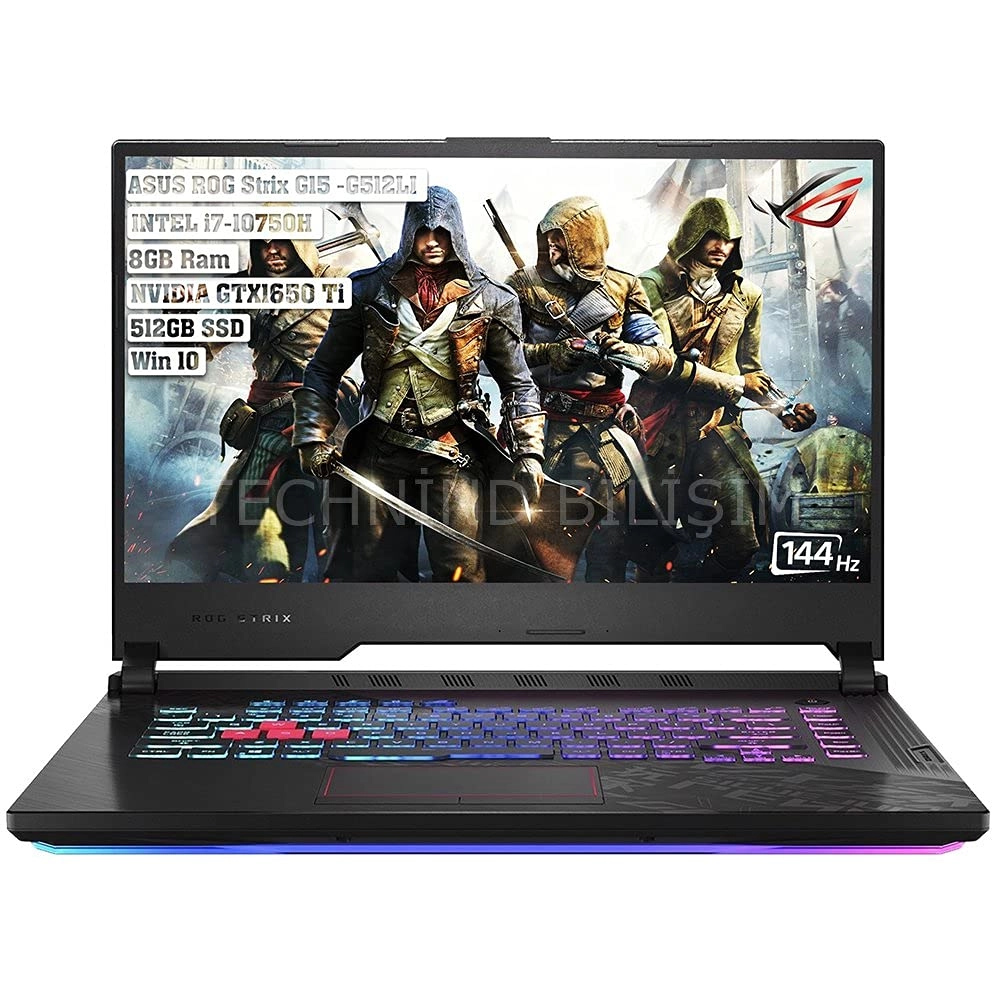 ASUS ROG Strix G512LI - 15.6'' Core i7-10750H 8GB DDR4 512GB SSD