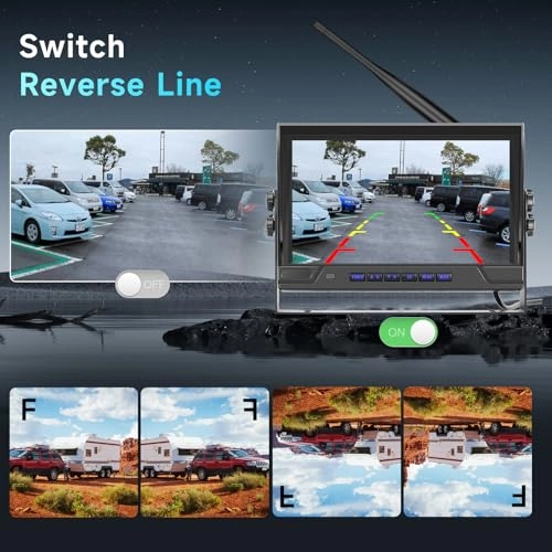 Wireless Backup Camera - Night Vision Wireless 720P