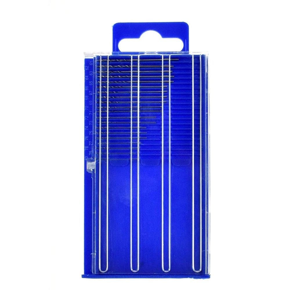 Mini Tiny Twist Drill Bit Set - Hss 20 Piece 03mm 035mm 04mm 045mm 05mm 055mm 06mm 065mm