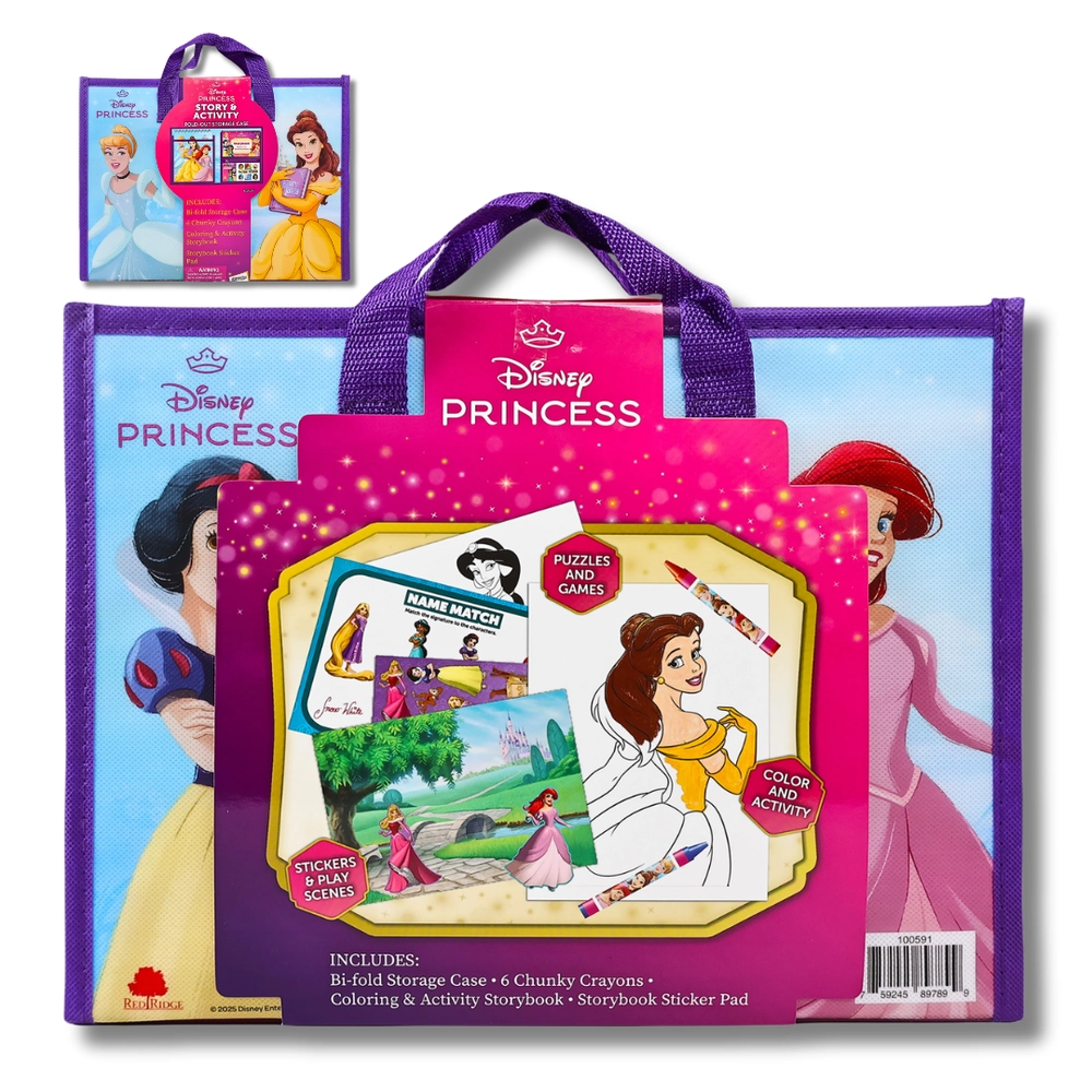 Princess Story & Activity Tote Case - 3 Years & Above.