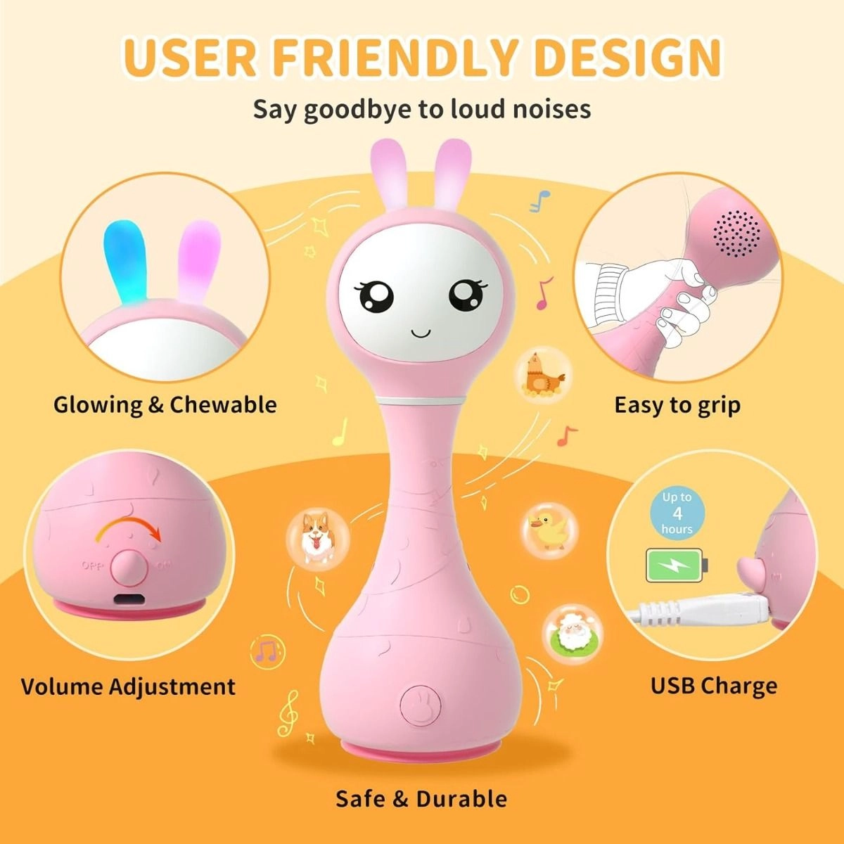 Smarty Shake And Tell Rattle - 0 Months