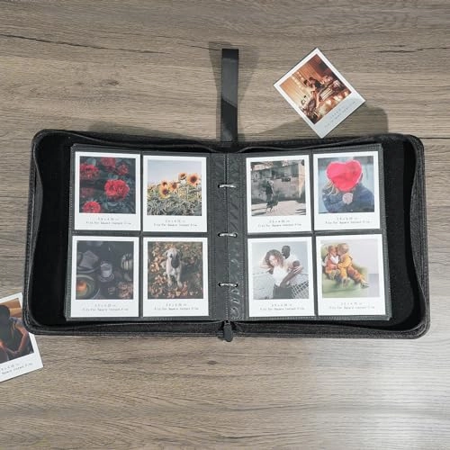 i-Type Square 240 Pockets PU Laminated with Greyboard Photo Album