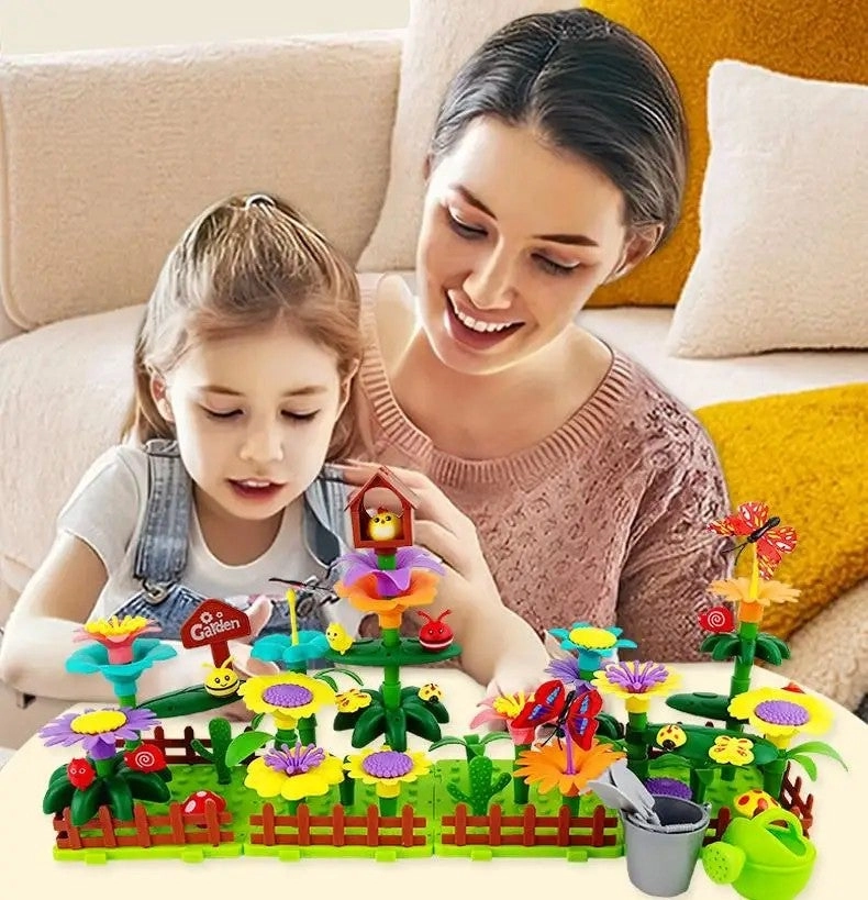 Flower Garden Building Set - 183 pcs