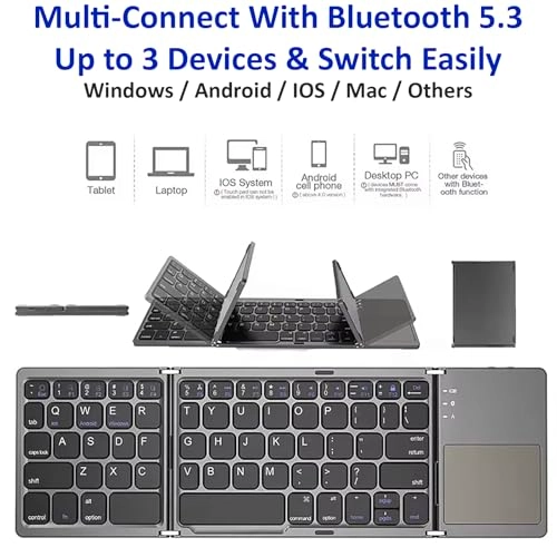 TS-1146 - Foldable Tri-Fold Bluetooth 5.3