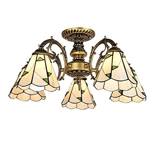 E27 Pastoral Mediterranean Ceiling Lamp