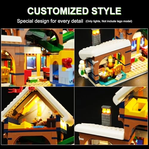 LED Light Kit for LEGO Santa's Post Office 10339 - Plastic