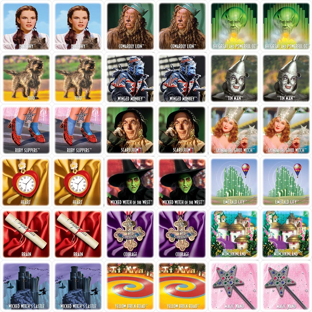 The Wizard of Oz Matching Game
