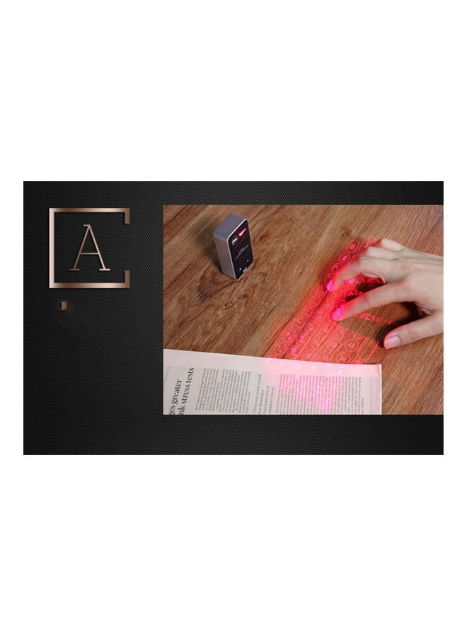 Laser Projection Keyboard - Wireless