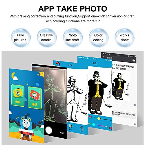 Multifunctional Writing Board - 15 Inch 45 ° Beveled Edges Eye Protection