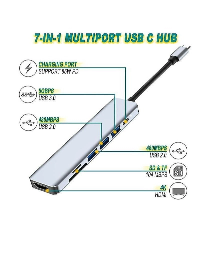 USB C Hub - 4K HDMI 100W PD