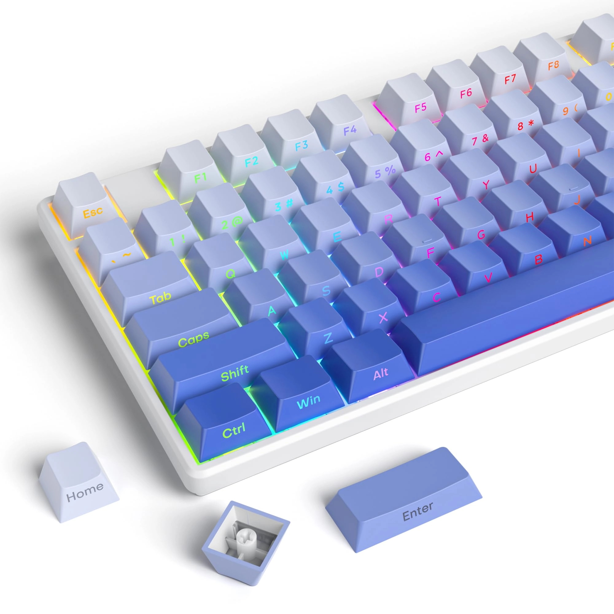 iRoboosta Cherry Profile Side Printed PBT Keycaps - US layout USB
