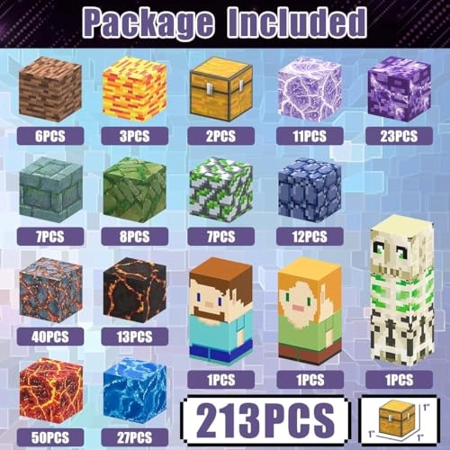 Magnetic Blocks - 213 pcs