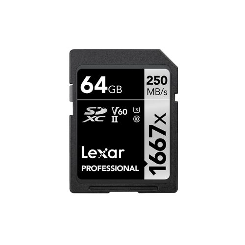 Lexar Professional SDHC/SDXC UHS-I U3 64GB