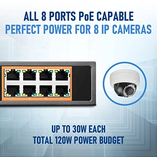 POE-SW800E 8-ports
