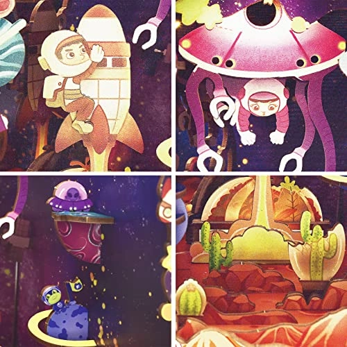 DIY Dollhouse Miniature Book Nook - The Martian