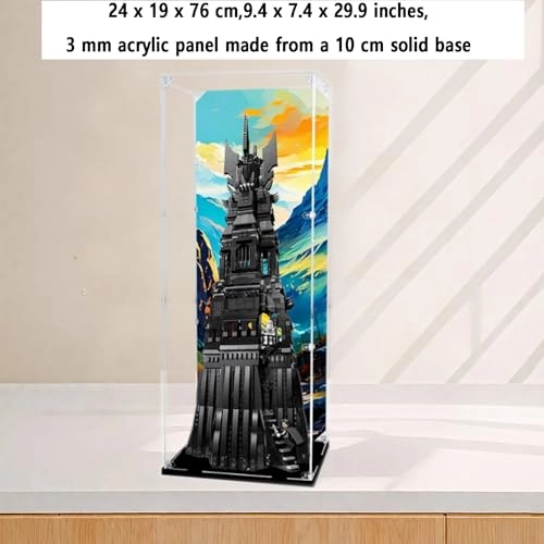 Acrylic Display Box for LEGO 76454 Castle Kit - 3mm thickness