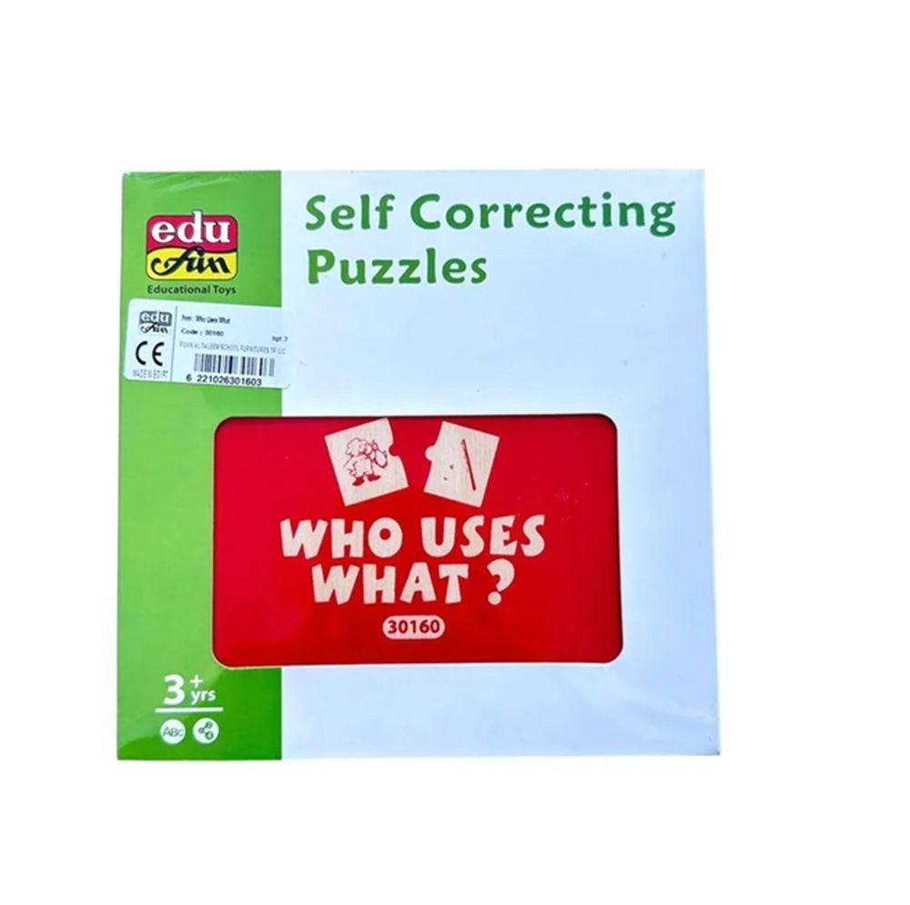Who Uses What Self Correcting Puzzles Matching Pairs - Suitable for 3 years & above