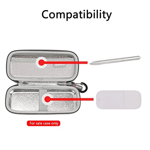 Carrying Case for Microsoft Surface Arc Bluetooth Mouse - red Hard