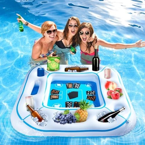 Floating Pool Games Table - Large Pool Game Table Set
