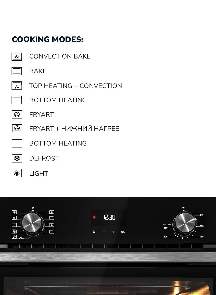MEO6003BL 60cm Electric Oven