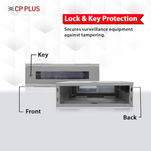 CP-HA-RK5035VW-4U-TP - 4U 500×350 mm Acrylic Glass Door