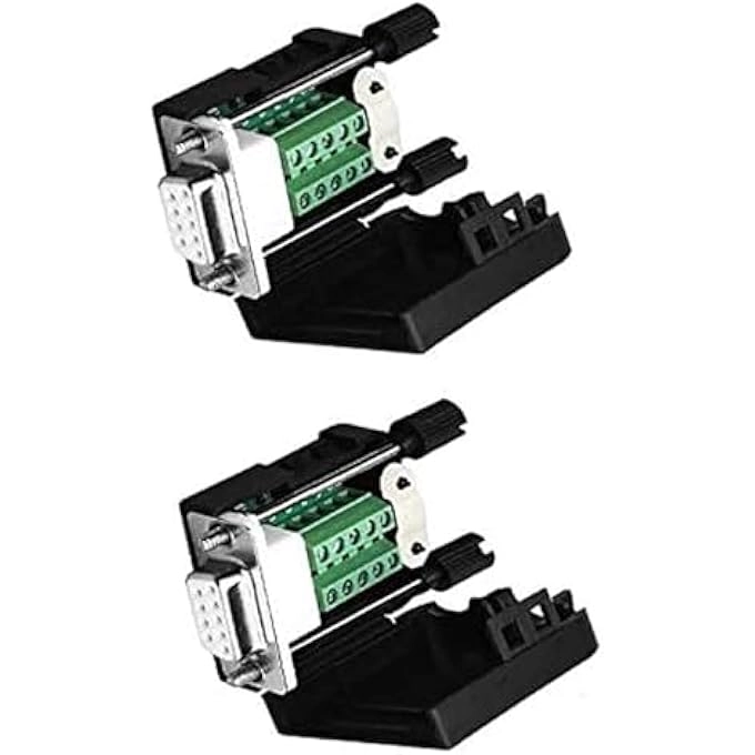 DB9 9PIN SCREW TYPE SERIAL TO TERMINAL FEMALE CONNECTOR ADAPTER