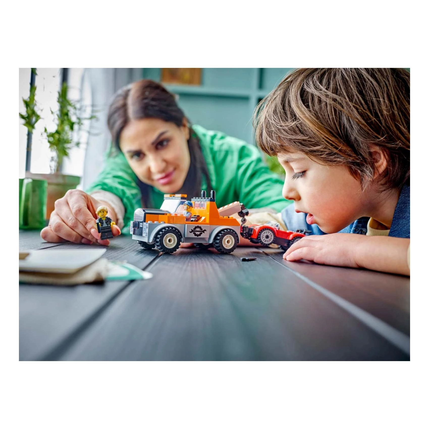 LEGO City Tow Truck and Sports Car Repair Vehicle Toy (60435) - Vehicle