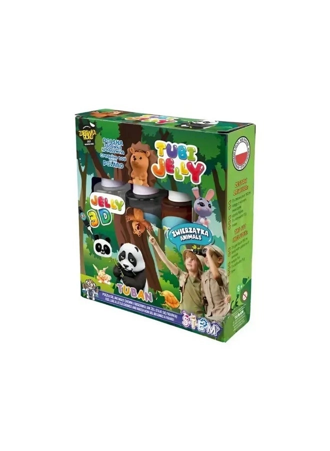 Tubi Jelly 3D Animals Activity Kit - 8+ years