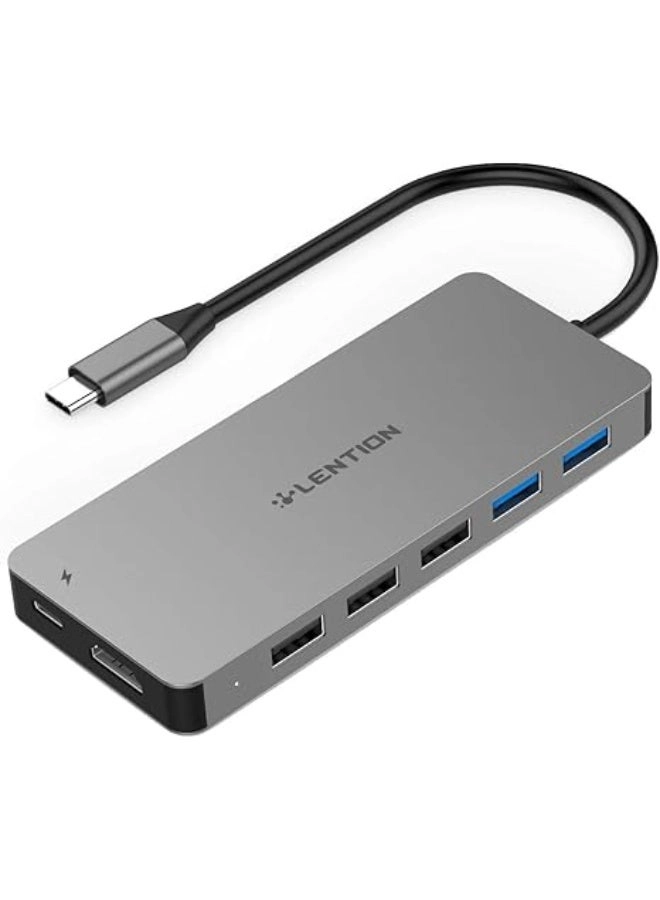USB C Hub - 4K HDMI Gigabit Ethernet 3 USB 3.0