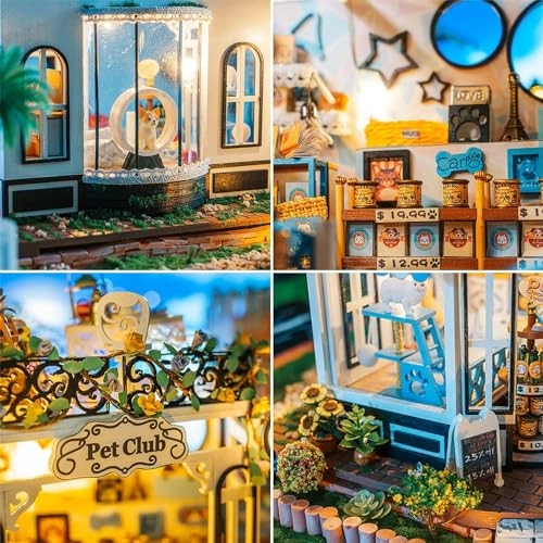 Miniature Dollhouse Kit - Pet Club