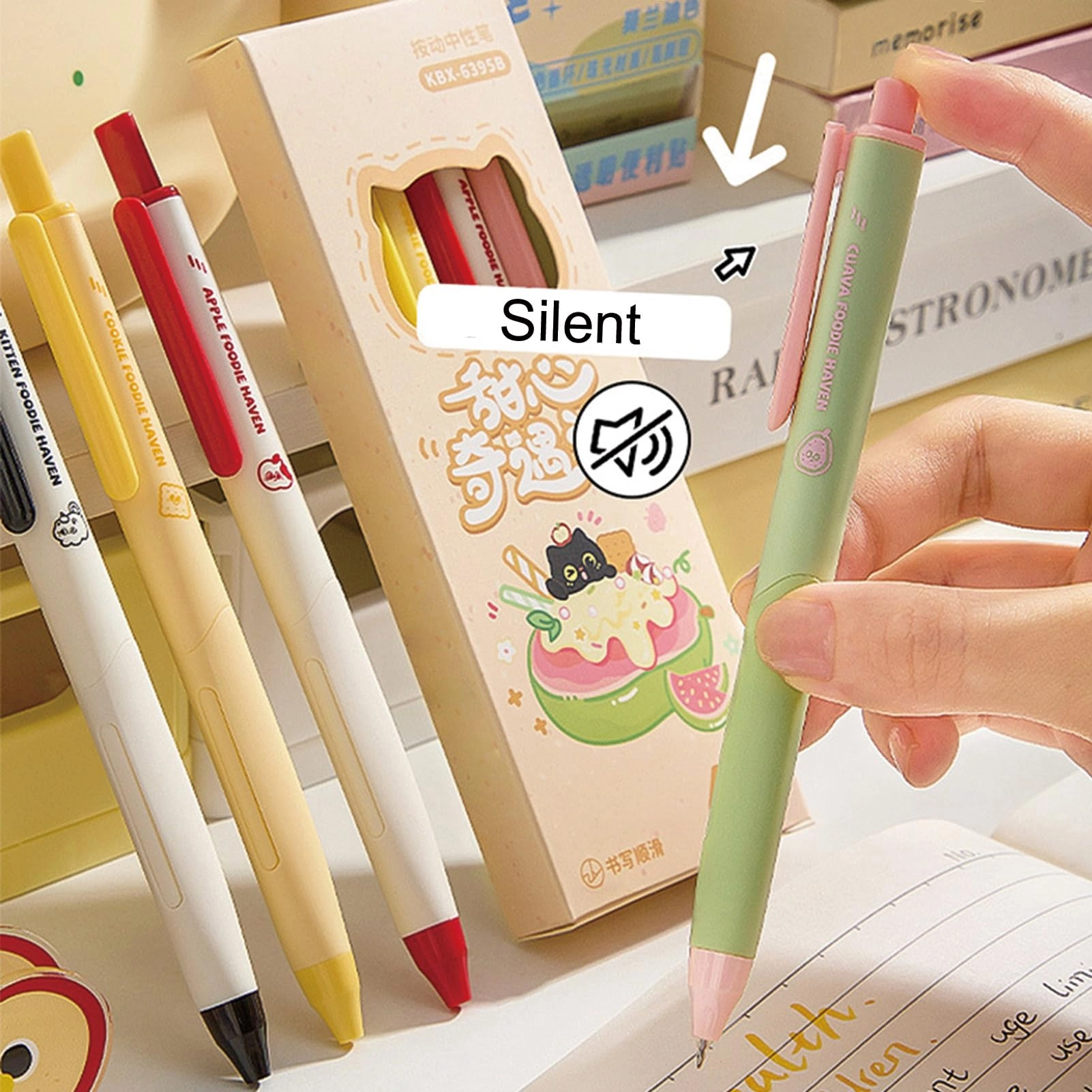 Cute Cat Erasable Pens - 4.0 Count 0.5mm