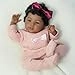Reborn Baby Doll - 18 Inch African American Ages 3+ Gift Set