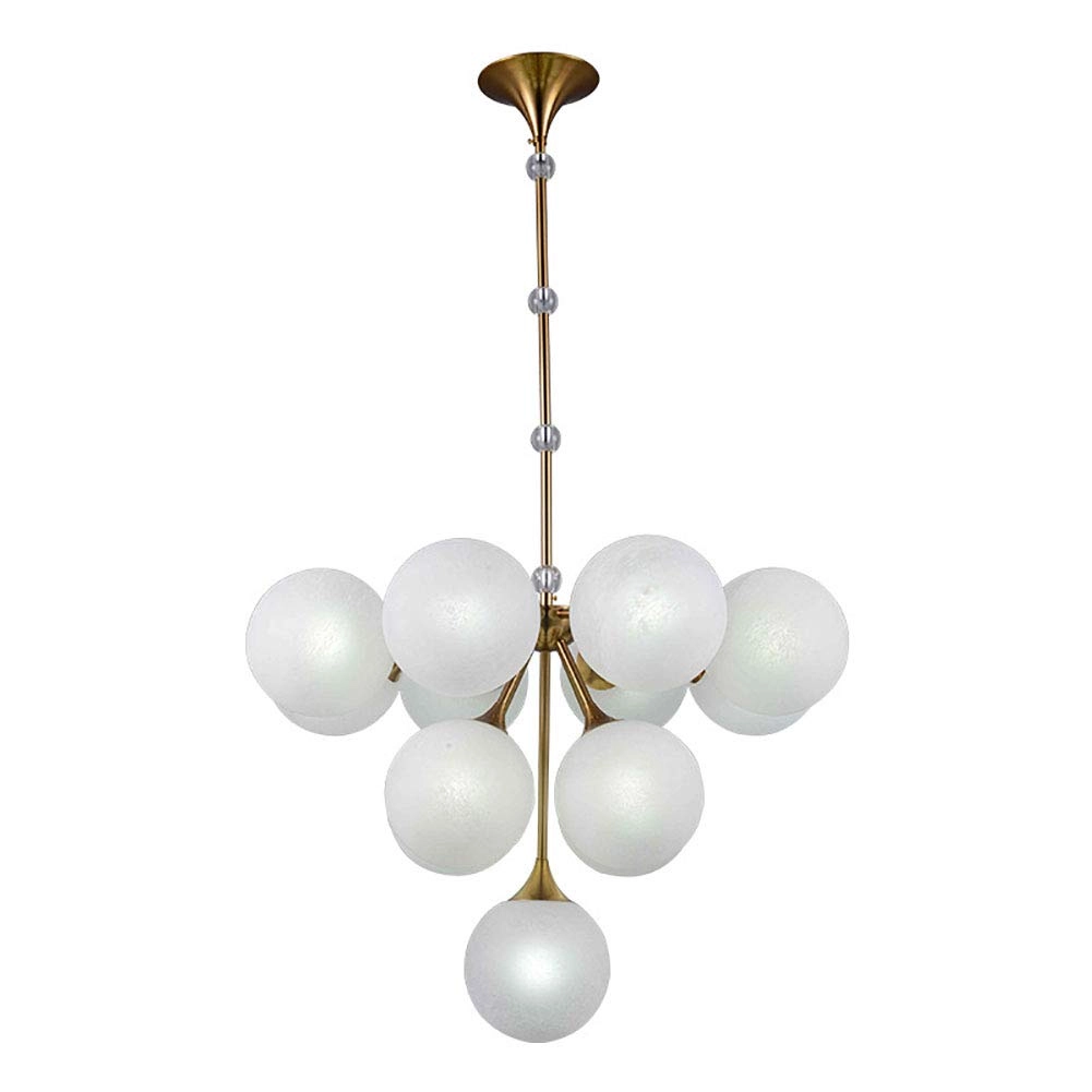 G9 Nordic Creative Glass Bubble Chandelier - 13 head Golden.