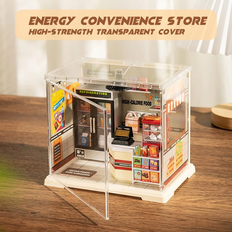 Super Creator Mini Series Convenience Store - DIY Plastic Miniature Kits Mini Model House