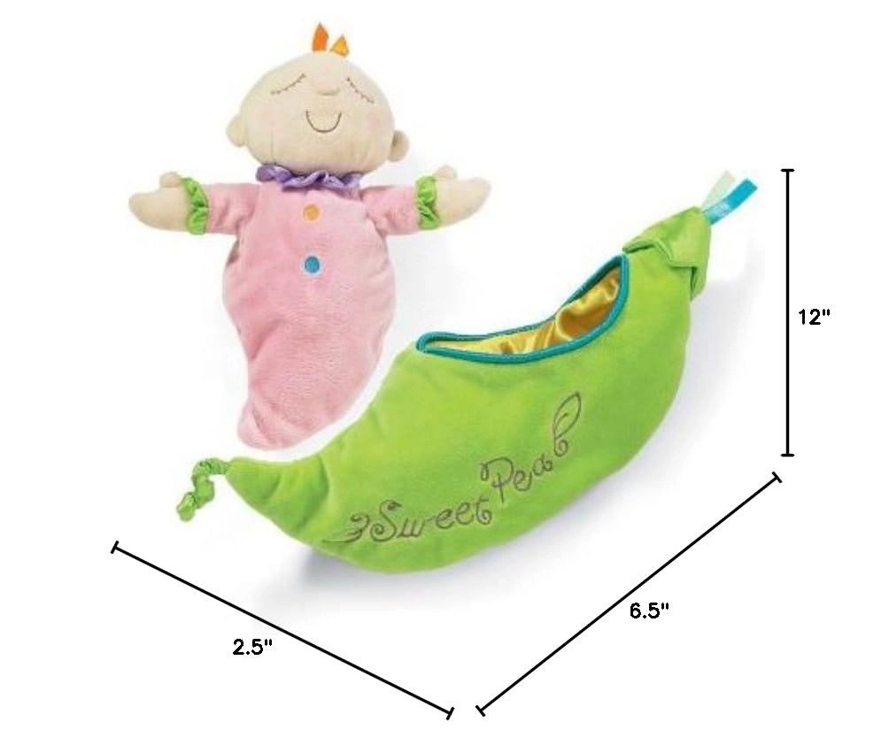 Sweet Pea Baby Doll - Snuggle Pod 10 inches Polyester Ages 6+