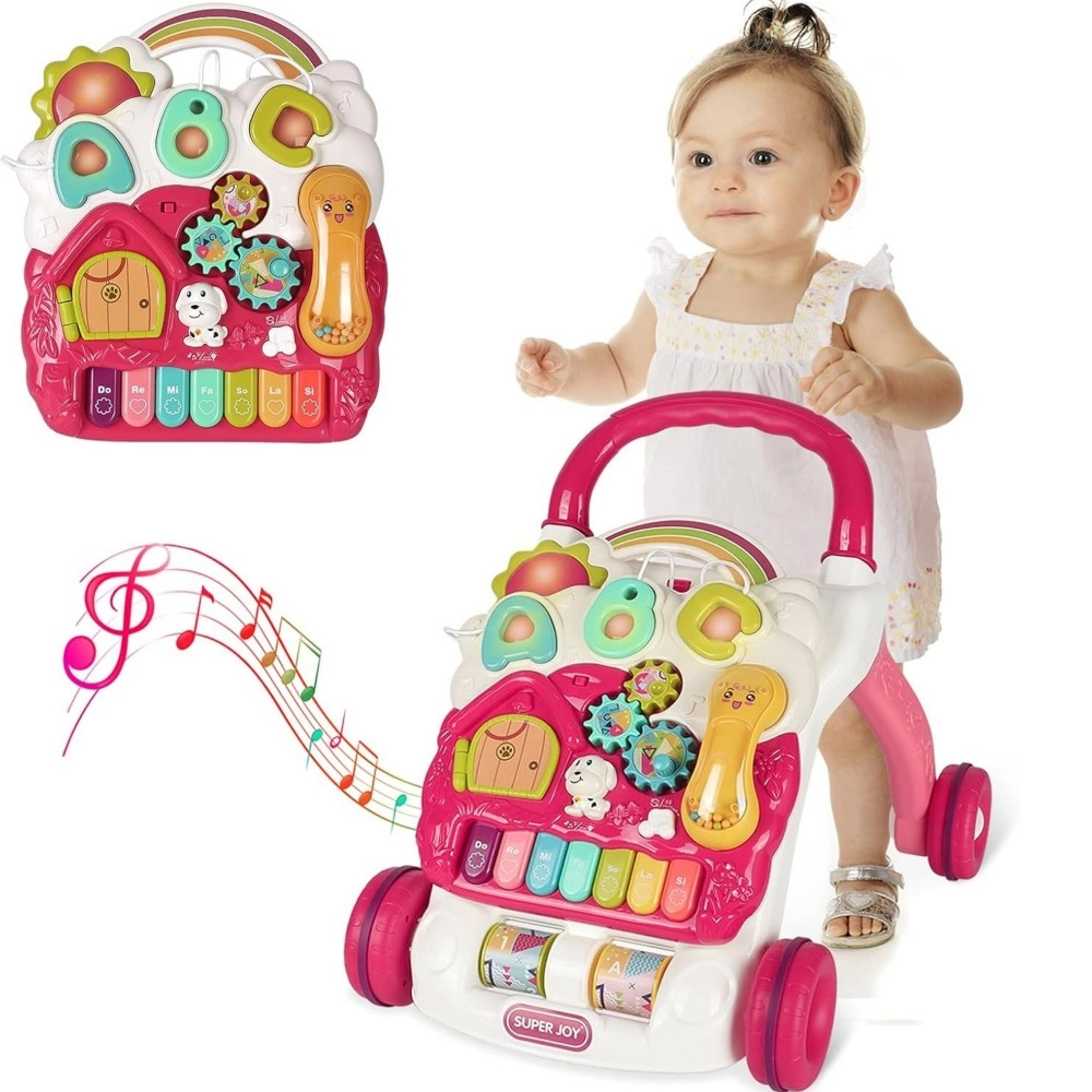 Baby Learning Walker - With Steering Wheel 6 months+