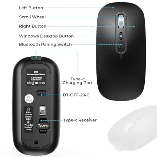 Dual Mode Mouse - Wireless