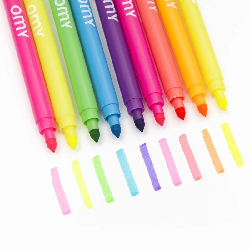 Felt Pen Neon - 9 Neon-Yellow Neon-Orange Neon-Green Neon-Blue Neon-Pink