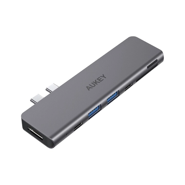 TechTree CB-C76 - Thunderbolt 3 40Gbps 7 in 1 USB C Hub