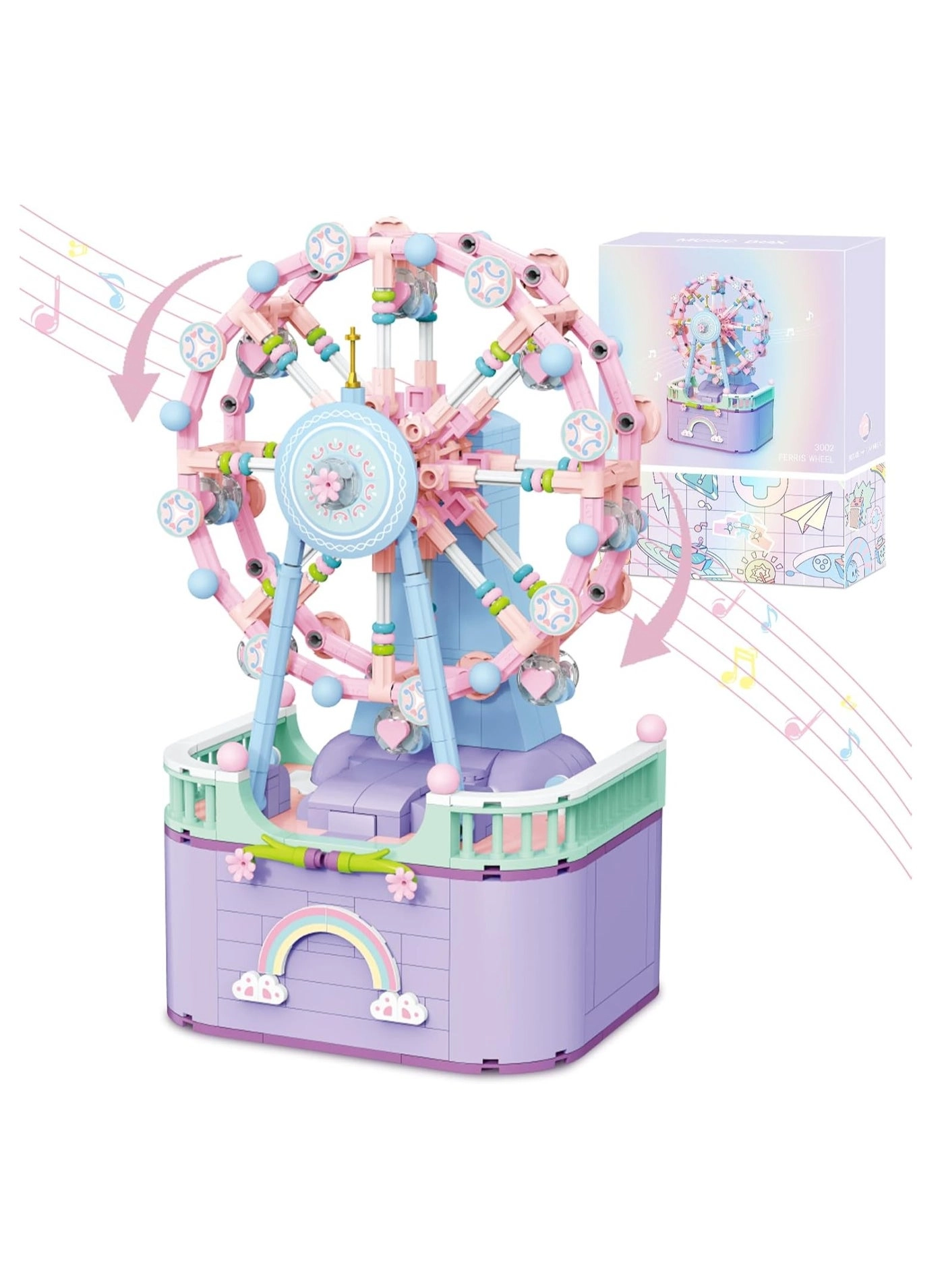 Generic Music Box Building Blocks - 874pcs