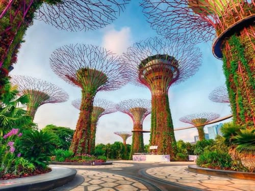 Garden By The Bay at Singapore Puzzle (12001396-9) - 1500 pcs