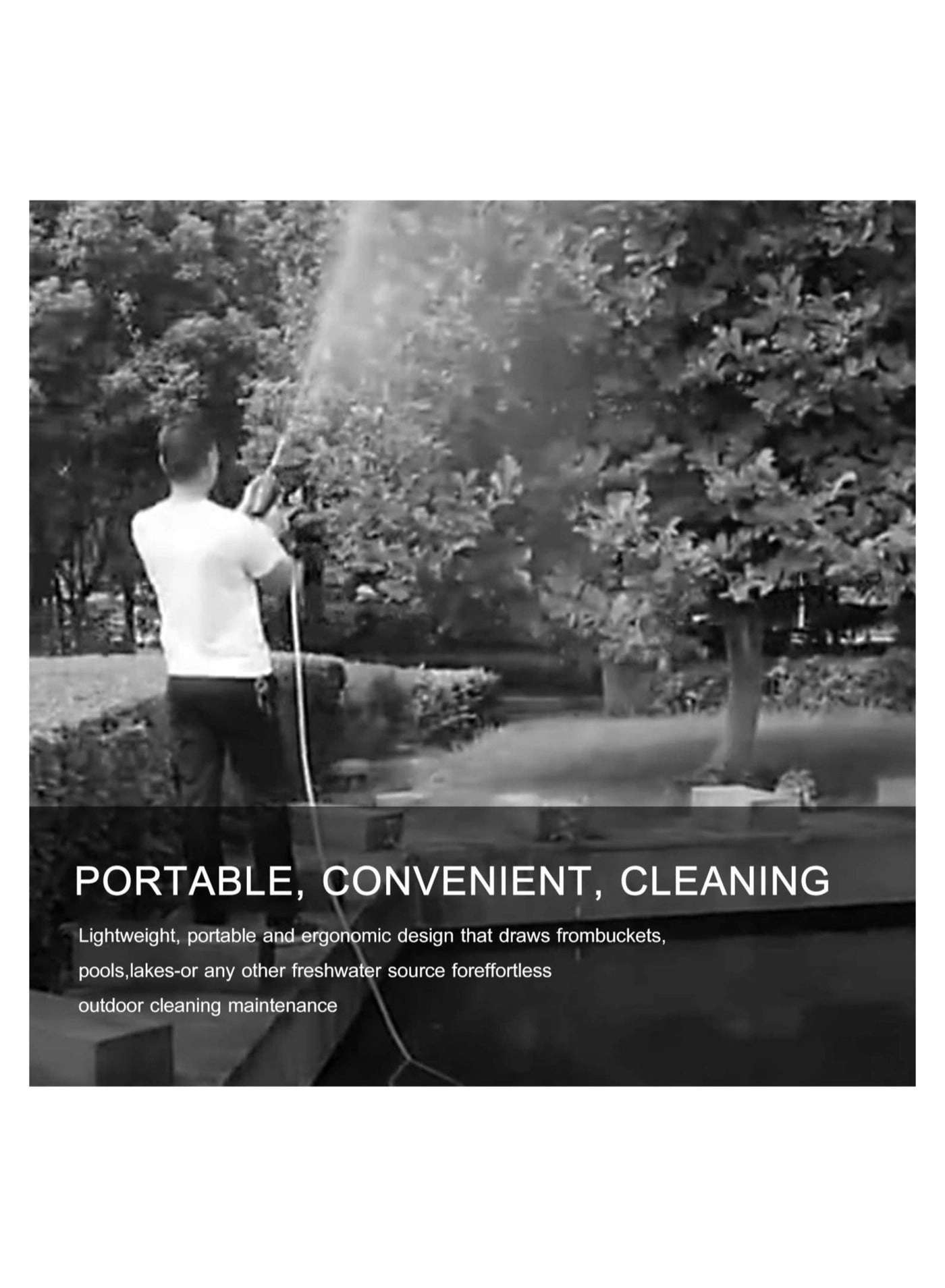 Portable Cordless Pressure Washer