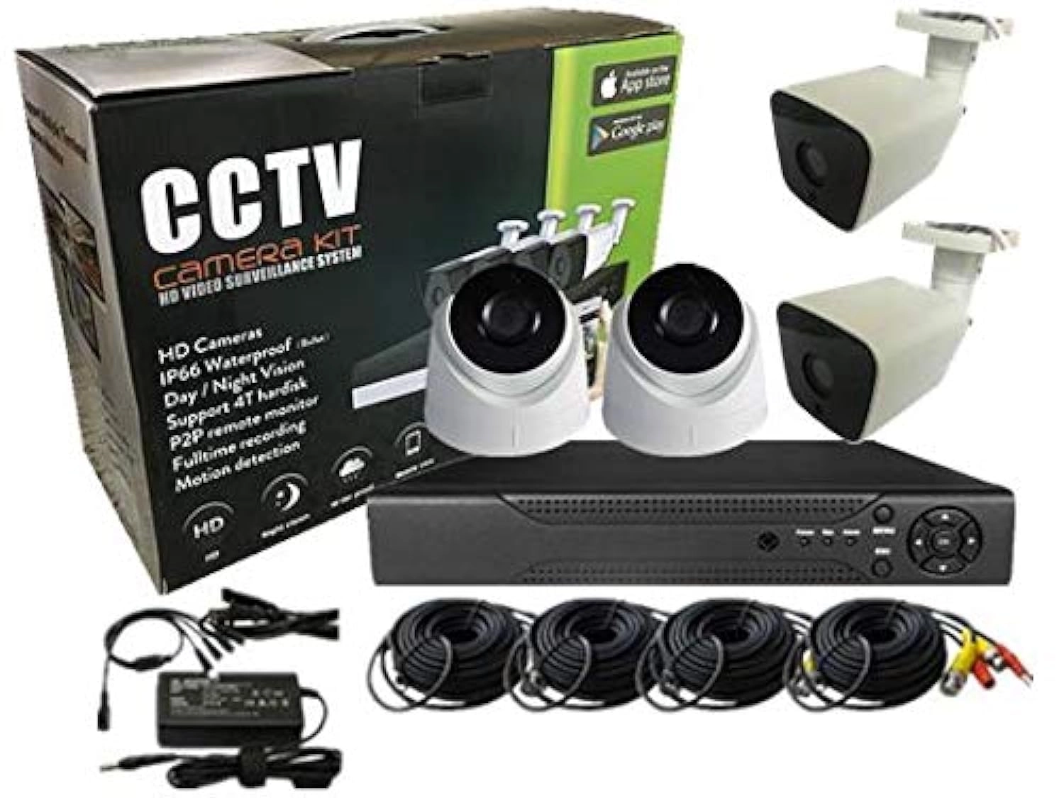 CCTV Camera Security Recording System - 4 4Channel 1080N